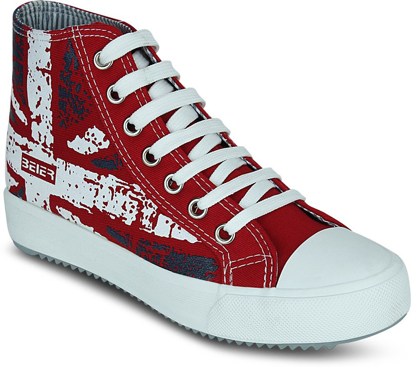 Get Glamr Yashura Sneakers For Women(Red)