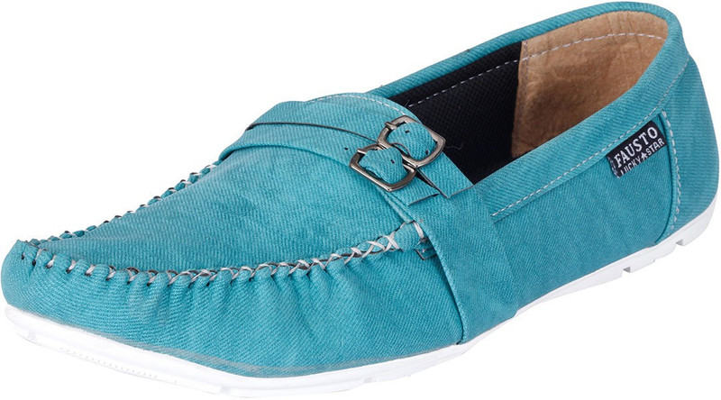 FAUSTO Stylish Loafers For Men(Green)