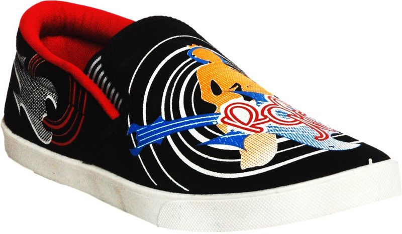 Fuoko ROCK ON Loafers For Men(Black)