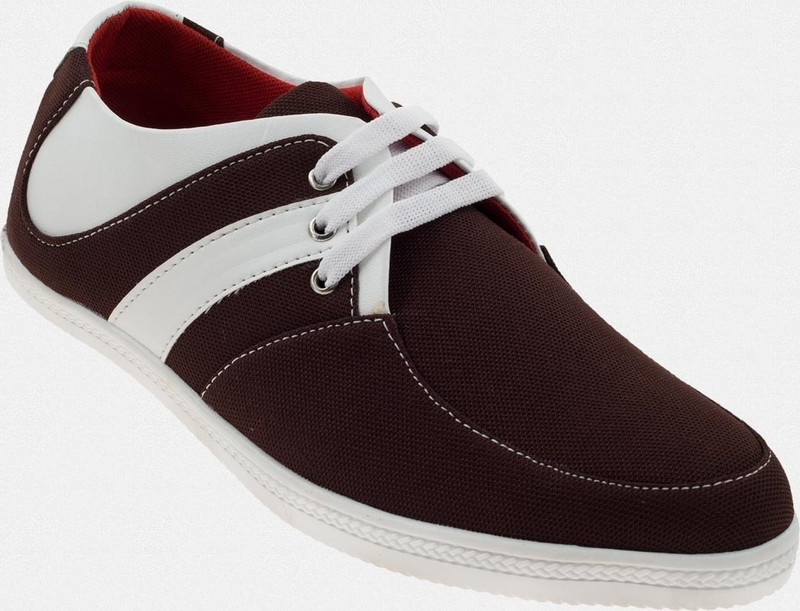 Zapatoz Brown Voguish Casual Shoes For Men(Maroon)