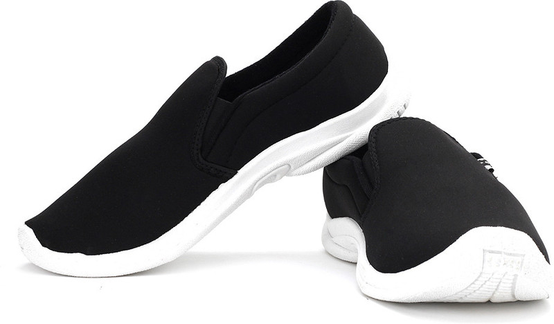 Bata Mushy Men Canvas Loafers For Men(Black) Bata Mushy Men Canvas Loafers For Men(Black)