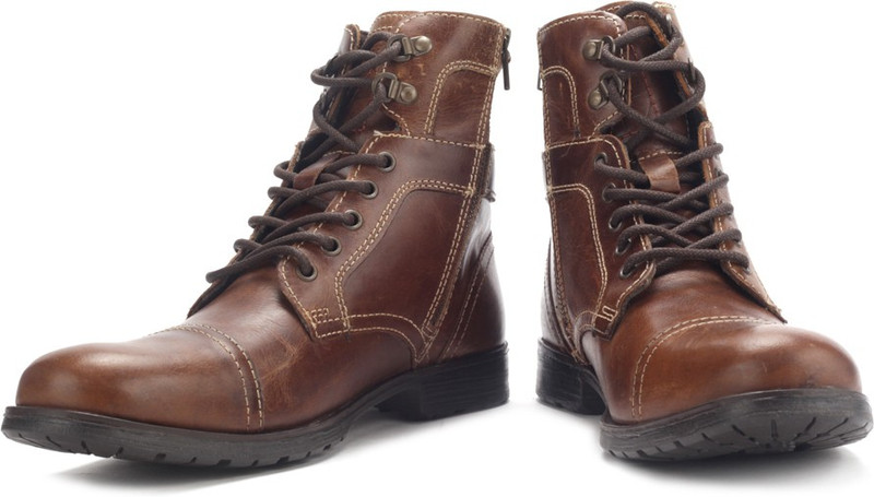 Red Tape Boots For Men(Tan)