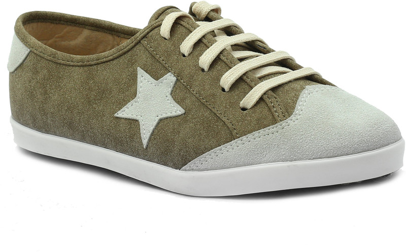 Shuberry Sneakers For Women(White, Olive)