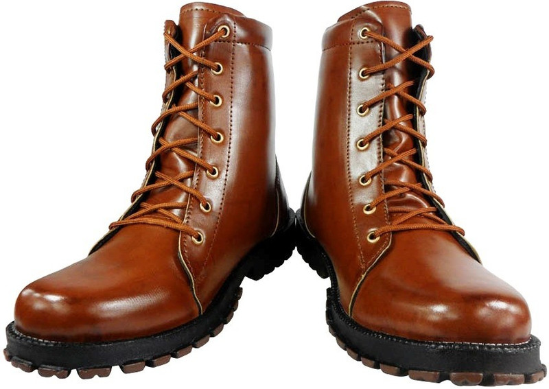 Elvace 5017 Boots For Men(Tan)