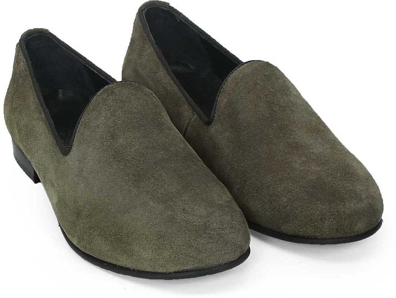 Bare Skin Green Casual Shoes For Men(Olive)
