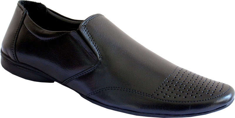 Dizaro LEATHER MOCCASSINS Slip On For Men(Black) Dizaro LEATHER MOCCASSINS Slip On For Men(Black)