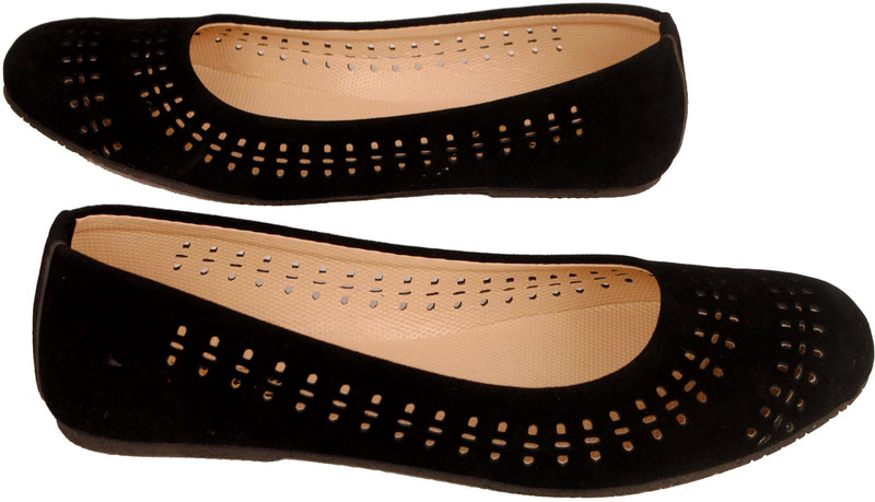 Fashion Casual Punch Velvet Bellies For Women(Black) Fashion Casual Punch Velvet Bellies For Women(Black)