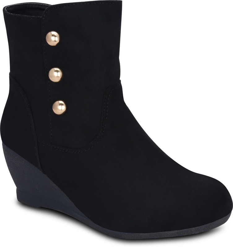 Get Glamr HAYLAY Boots For Women(Black)