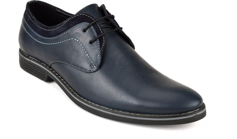 Chamois Party Wear Shoes For Men(Blue)