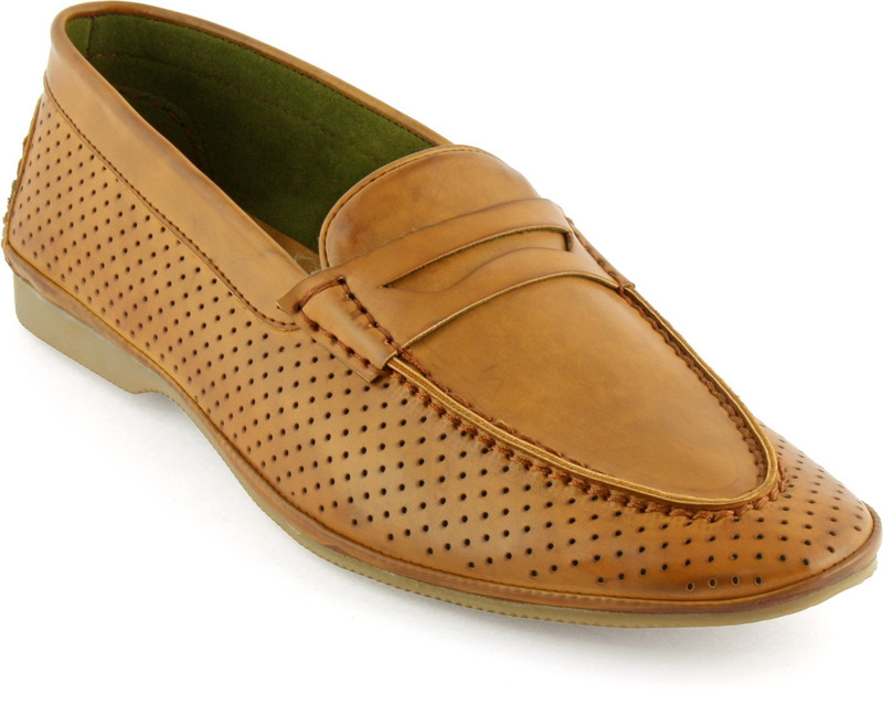 Devils Goose Greyleg Tan Loafers For Men(Tan)