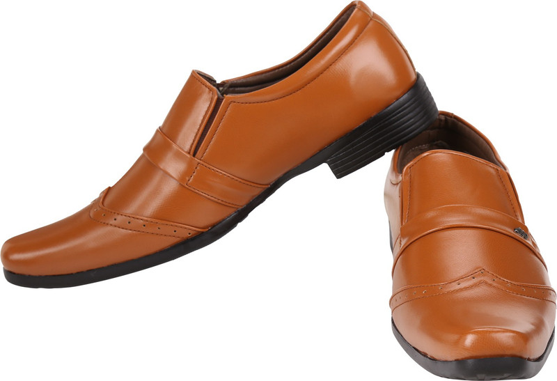 Exotique Formal Shoe Slip On For Men(Tan) Exotique Formal Shoe Slip On For Men(Tan)