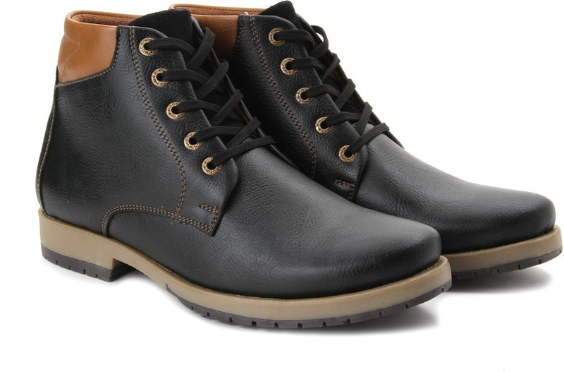 Andrew Scott 4926 Boots For Men(Brown, Black) Andrew Scott 4926 Boots For Men(Brown, Black)