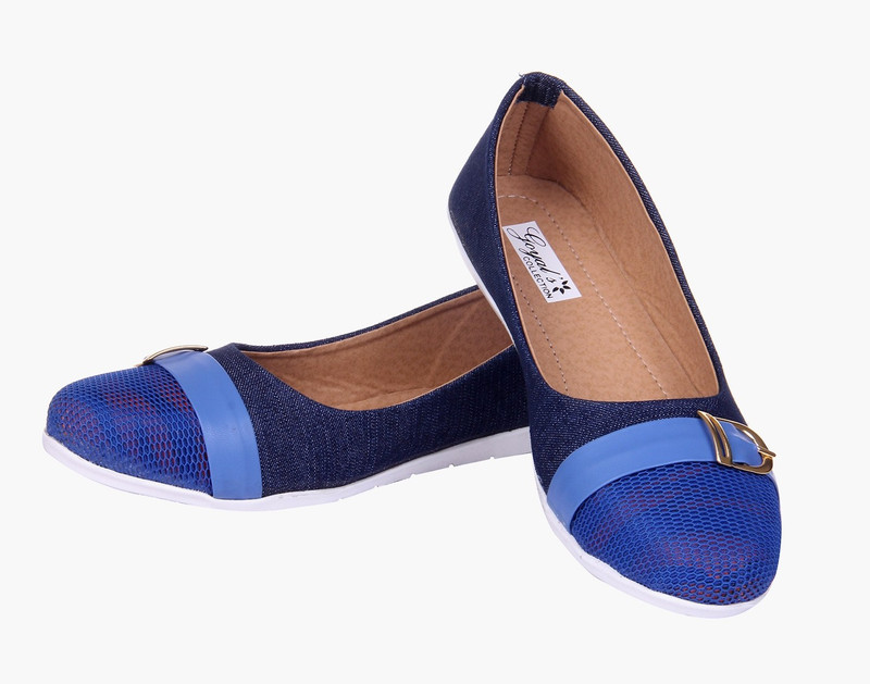 Goyal Blue Jeans Bellies For Women(Blue)