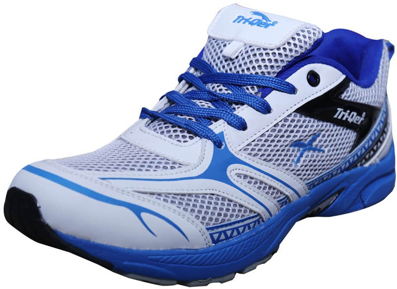 Triqer Sport Basketball Shoes For Men(White, Blue) Triqer Sport Basketball Shoes For Men(White, Blue)