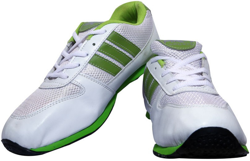 Marvis Smash Running Shoes For Men(Green, White) Marvis Smash Running Shoes For Men(Green, White)