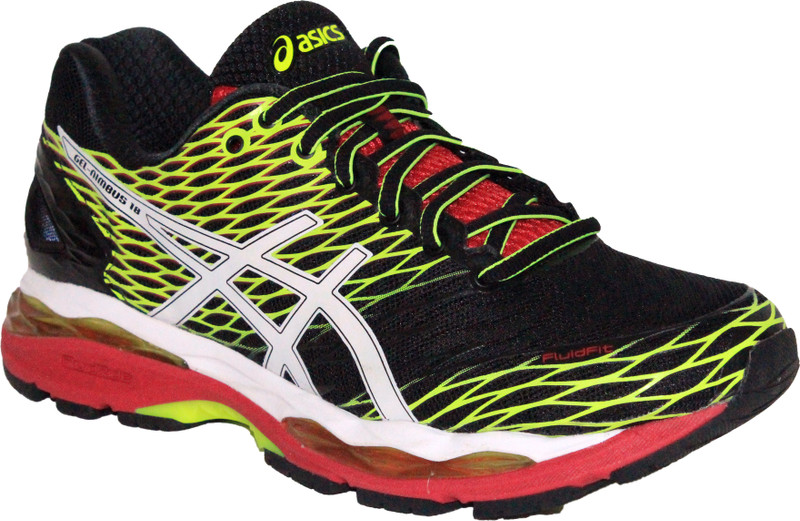 Asics Gel-Nimbus 18 Men Running Shoes For Men(Black)