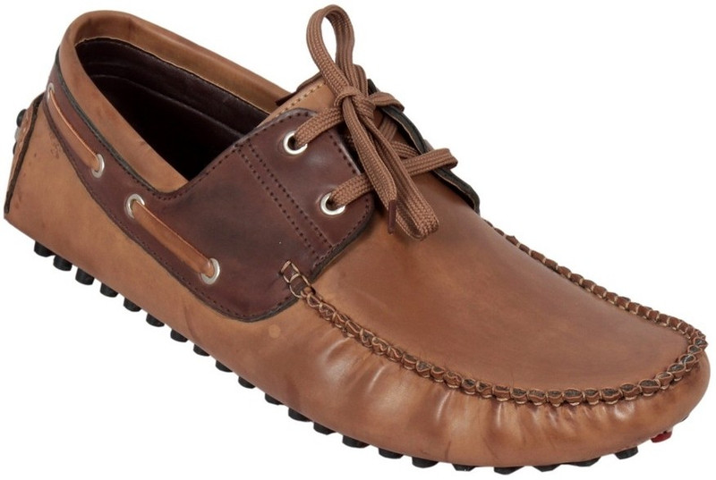 Ztoez Brown Loafers For Men(Brown)