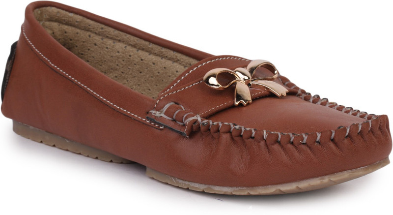 Vilax Shoes Loafers For Women(Maroon)