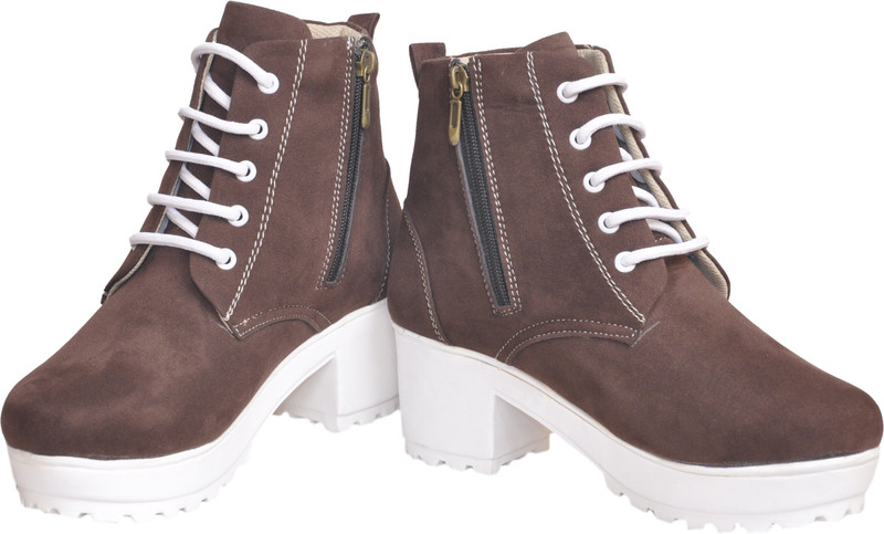 Candey Shoes Boots For Women(Brown)