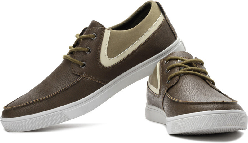 Flippd Sneakers For Men(Green, Brown, Beige)