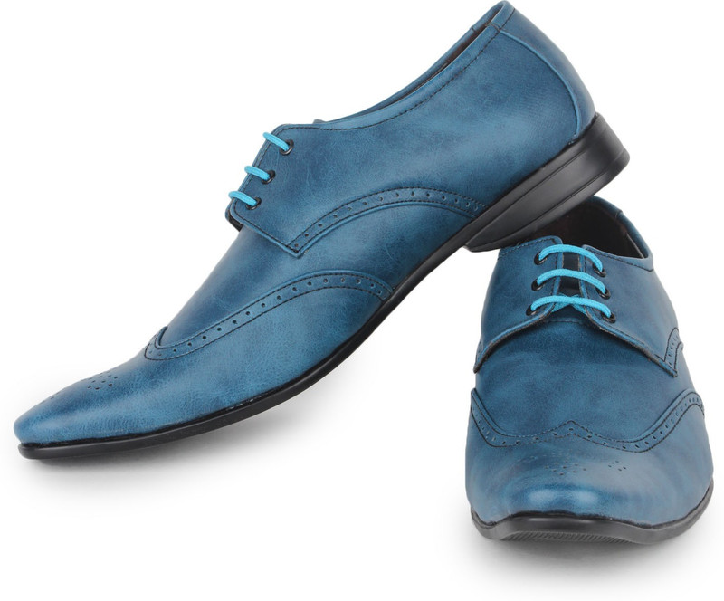 Beonza Party Wear Shoes For Men(Blue)