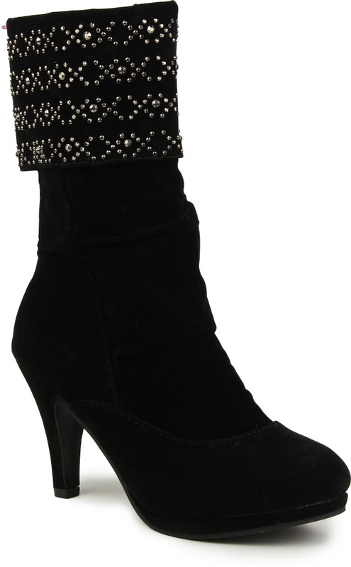 Stylistry Maxis SAA869-5BLBOOT2337 Boots For Women(Black)