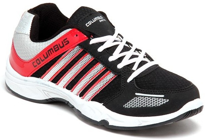 Columbus Premium Quality Running Shoes For Men(Red, Black)
