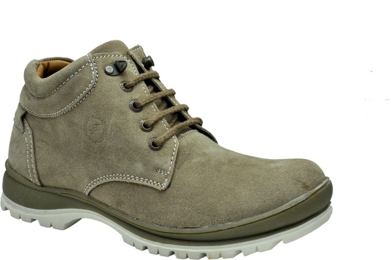 Fentacia Brawny Boots For Men(Brown)