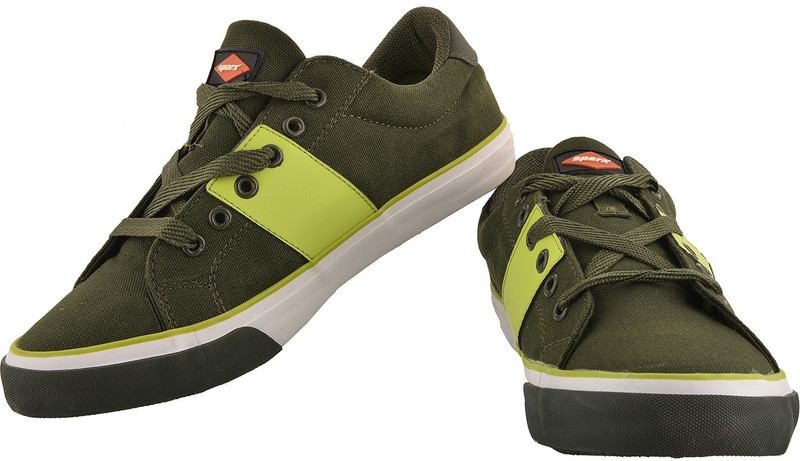Sparx Canvas Shoes For Men(Green, Olive)