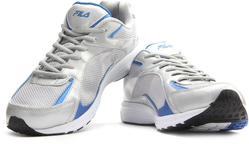 Fila LAMBERTO Running Shoes For Men(Silver, Blue)