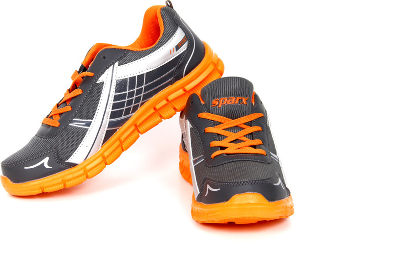 Sparx SM-200 Running Shoes For Men(Orange, Grey)