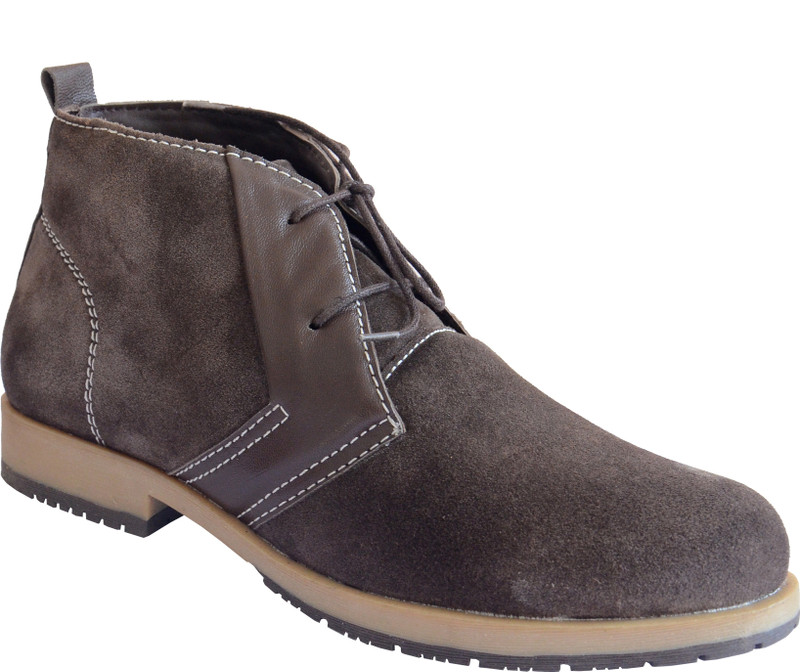 Dizaro ANKLE LENTH LEATHER Boots For Men(Brown) Dizaro ANKLE LENTH LEATHER Boots For Men(Brown)