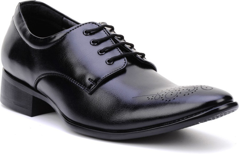 Bruno Manetti 9921 Lace Up Shoes For Men(Black)