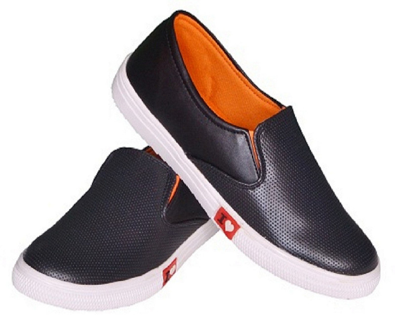 Sukun Slip On Sneakers For Women(Black) Sukun Slip On Sneakers For Women(Black)