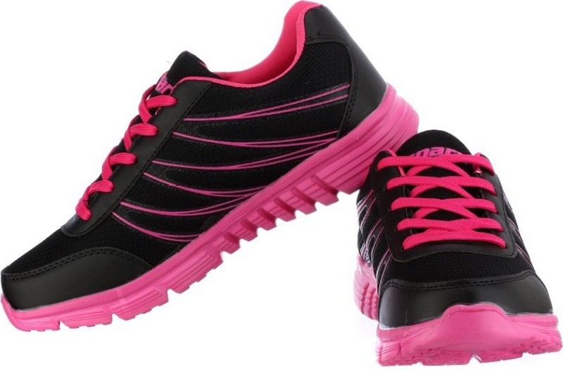 Sparx SL-80 Walking Shoes For Women(Black, Pink)