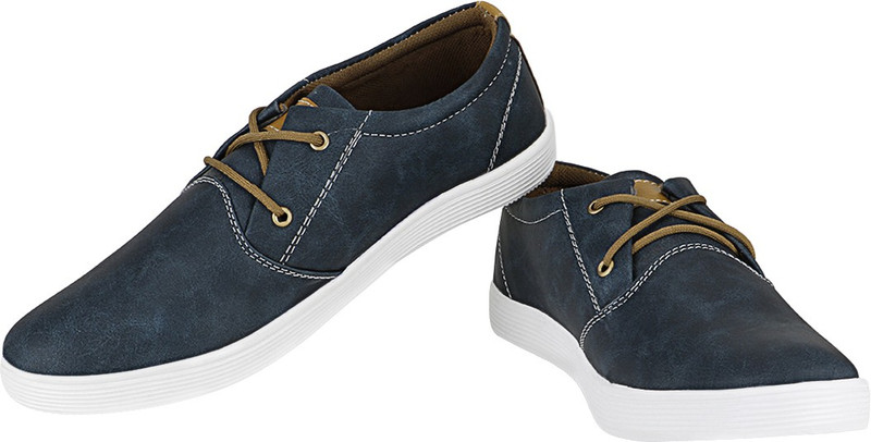 Stylon Simple Blast Casual Shoes For Men(Blue)
