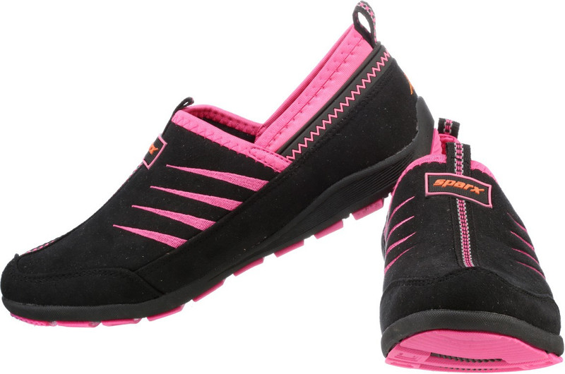 Sparx Stylish Black & Pink Casuals For Women(Black, Pink)
