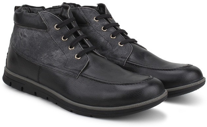 Knotty Derby Anthony Penny Ankle Corporate Casuals For Men(Black, Grey)