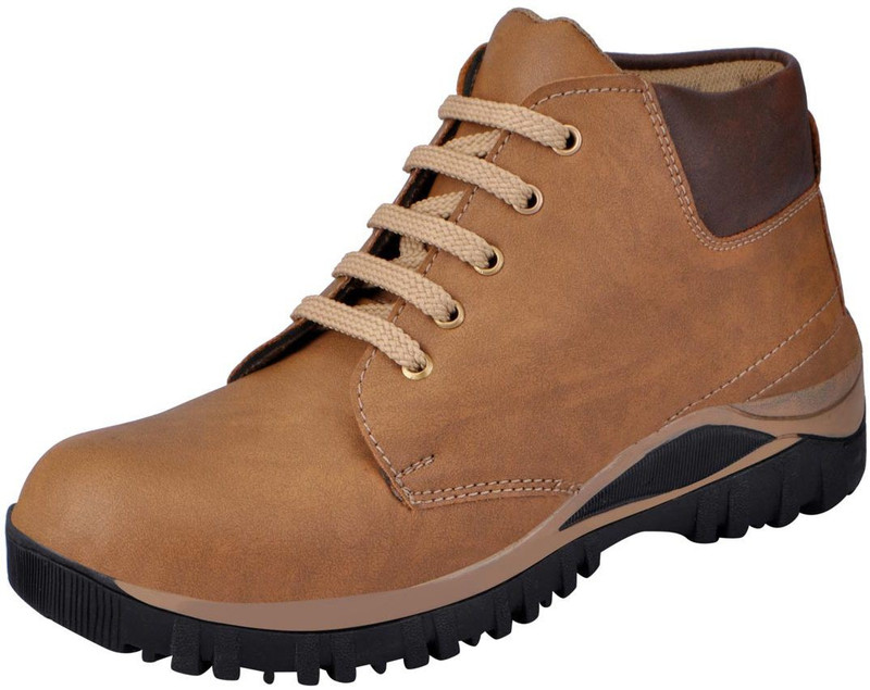 FAUSTO Hiking and Trekking Boots For Men(Beige)