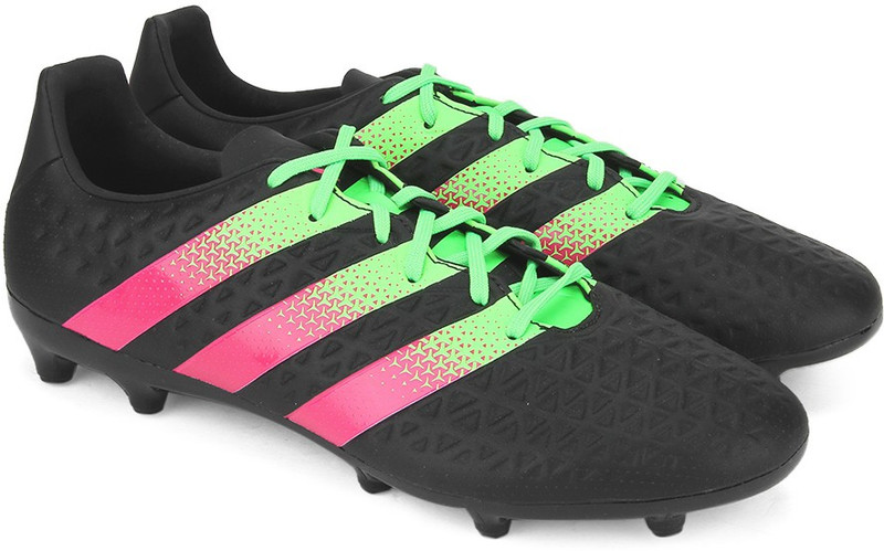 ADIDAS ACE 16.3 FG/AG Men Football Shoes For Men(Green, Black, Pink) ADIDAS ACE 16.3 FG/AG Men Football Shoes For Men(Green, Black, Pink)