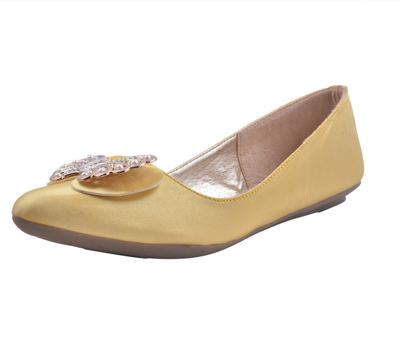 Adorn Look New Bellies For Women(Gold)