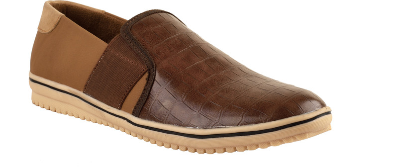 Chamois driving shoes Loafers For Men(Brown)