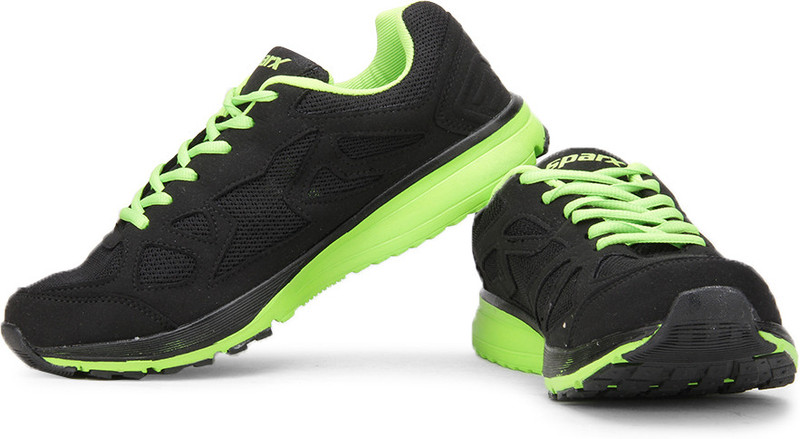 Sparx SM-195 Running Shoes For Men(Green, Black)