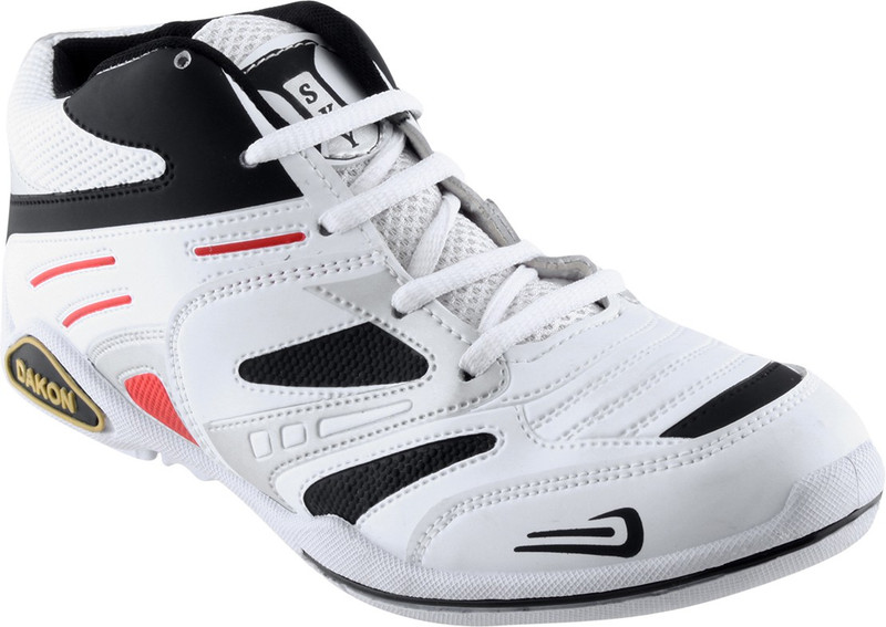 Dacon White Black Casuals For Men(White)