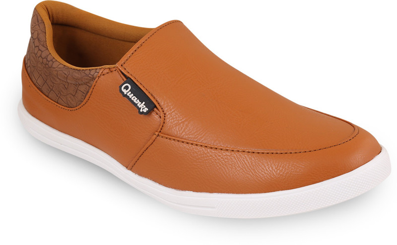 Quarks Casual Loafers Loafers For Men(Tan)