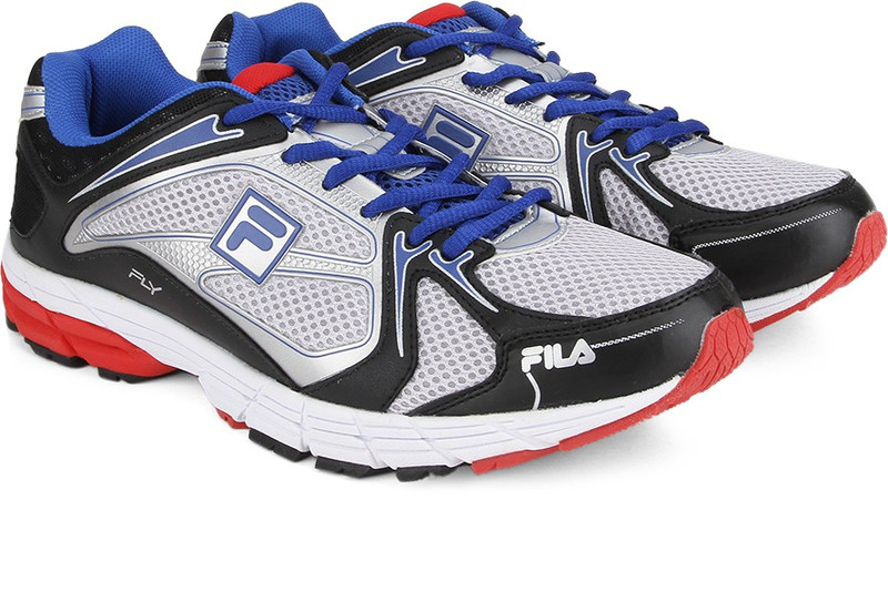 Fila FLY Running Shoes For Men(Silver, Red, Blue, Black)