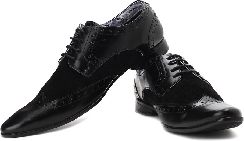 Provogue Corporate Casuals(Black) RS.1049 (68.00% Off) - Flipkart