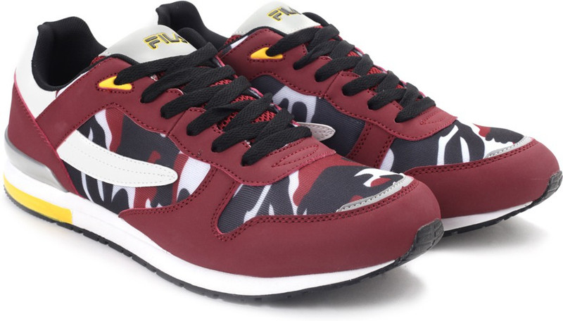 Fila Sneakers For Men(Maroon, Black, Grey)
