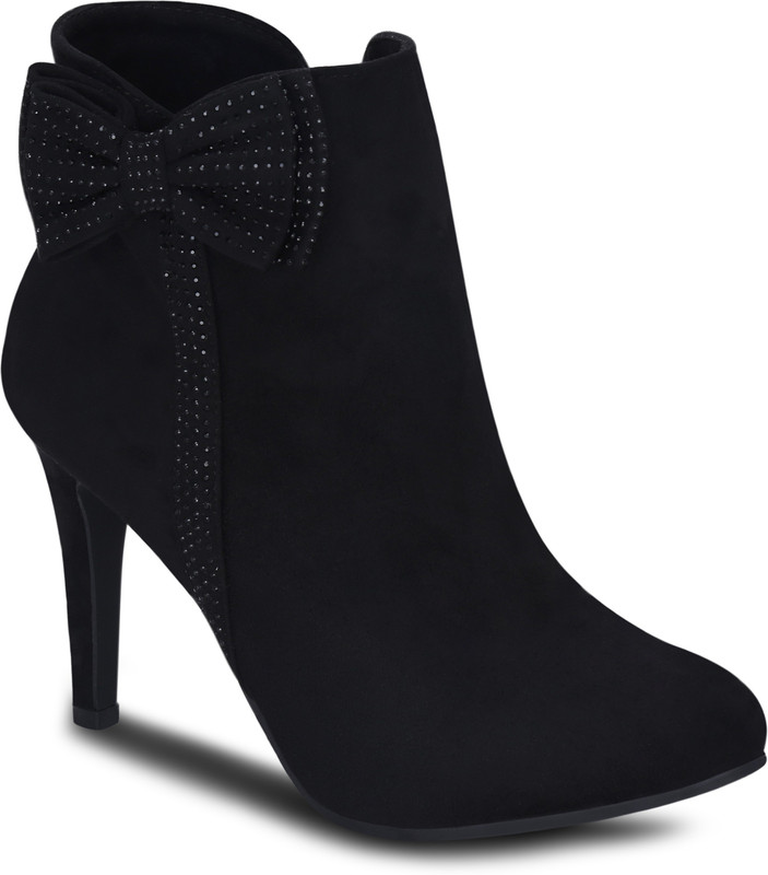 Get Glamr CHRISTIE Boots For Women(Black)