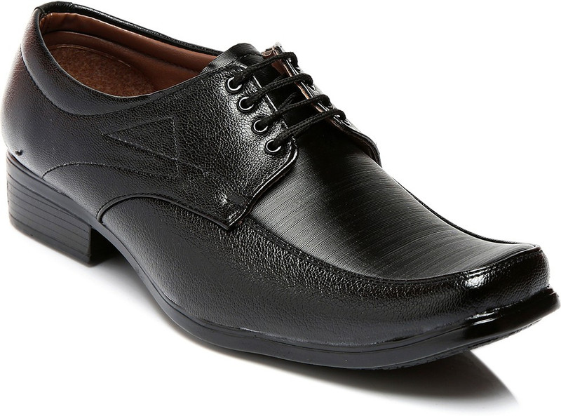 Juan David 65 Lace Up Shoes For Men(Black)